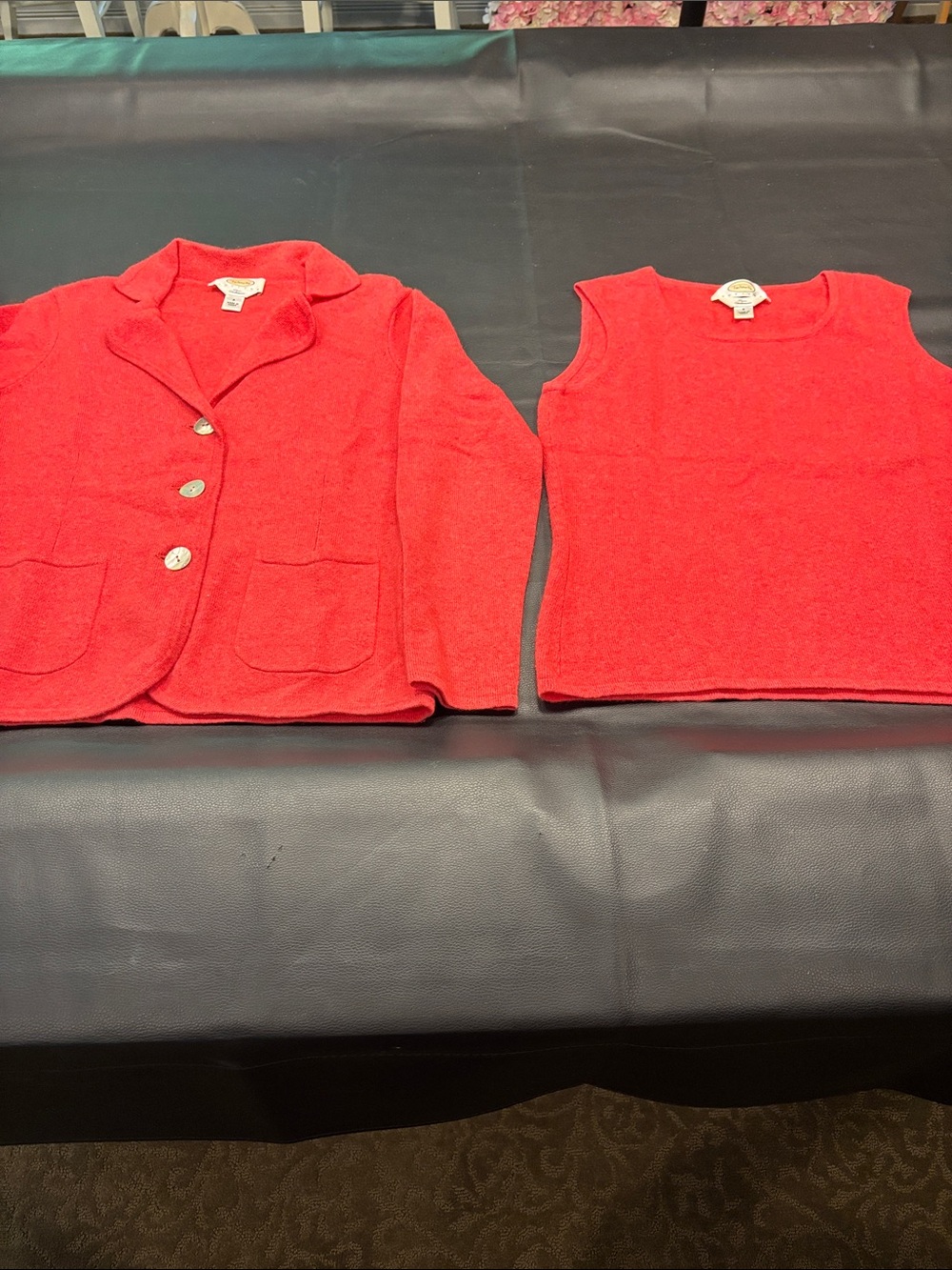 Talbots Cashmere sweater Set